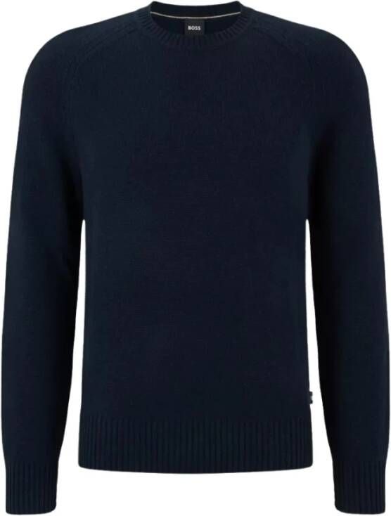 Hugo Boss Truien met ronde hals Blauw Heren