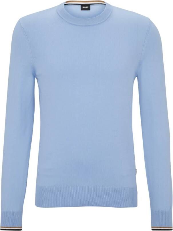 Hugo Boss Truien met ronde hals Blauw Heren