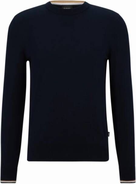 Hugo Boss Truien met ronde hals Blauw Heren