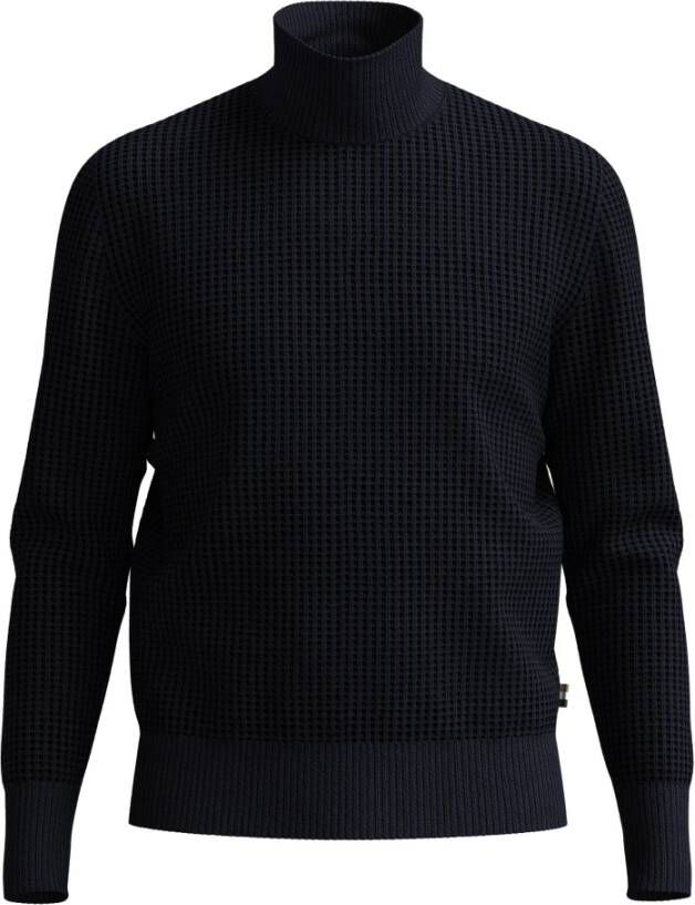 Hugo Boss Coltrui Sweaters Blauw Heren