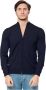 Boss Vest gemaakt van nieuwe wol met ritssluiting Blauw Heren - Thumbnail 4