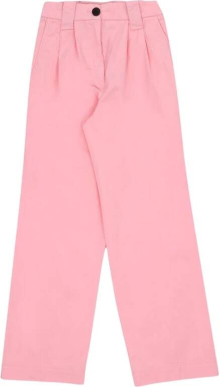 Hugo Boss Wide Trousers Roze Dames