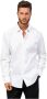 Hugo Boss Witte Regular Fit Katoenen Overhemd met Makkelijk Strijkbare Afwerking White Heren - Thumbnail 1