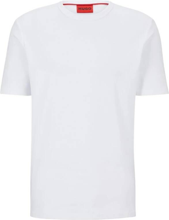 Hugo Boss Witte T-shirt Dozy Model 50480434 Wit Heren