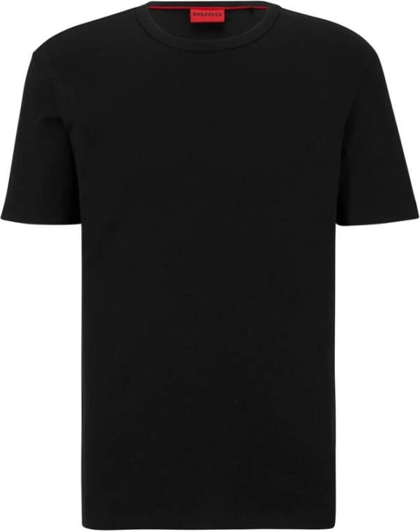 Hugo Boss Zwarte Heren T-shirt Dozy 50480434 001 Zwart Heren