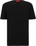 Hugo Boss Zwarte Heren T-shirt Dozy 50480434 001 Zwart Heren - Thumbnail 2