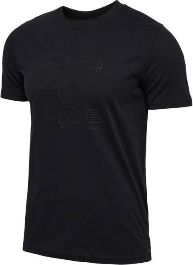 Hummel Zwarte Icons Grafisch T-shirt Black Heren
