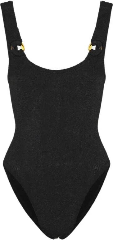 Hunza G Eendelig badpak 'Domino' Black Dames