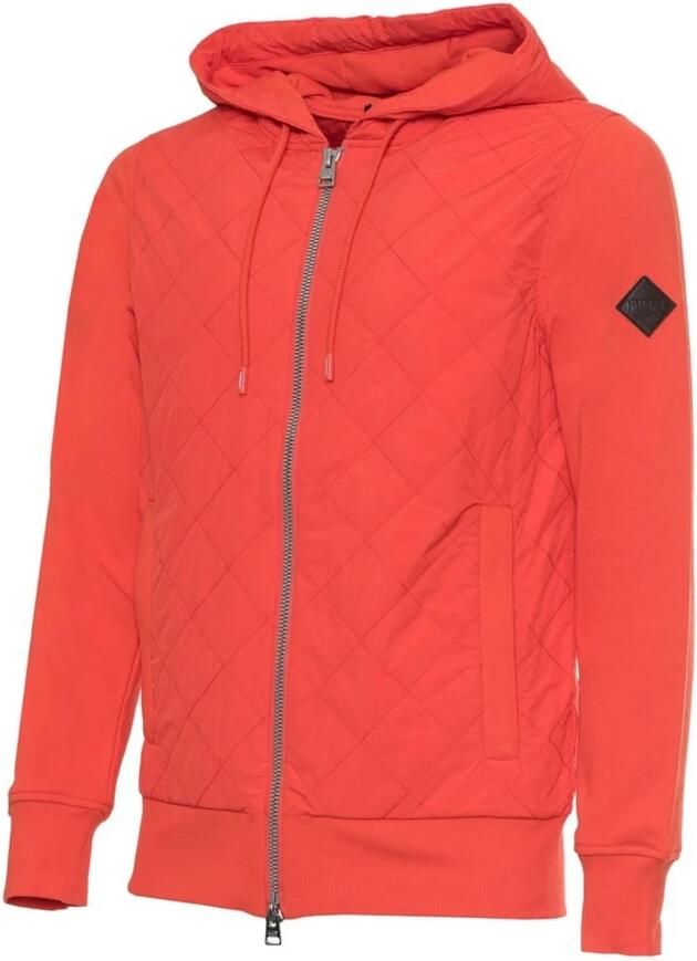 Husky Original Heren Hoodie Rits Monochroom Orange Heren - Foto 2