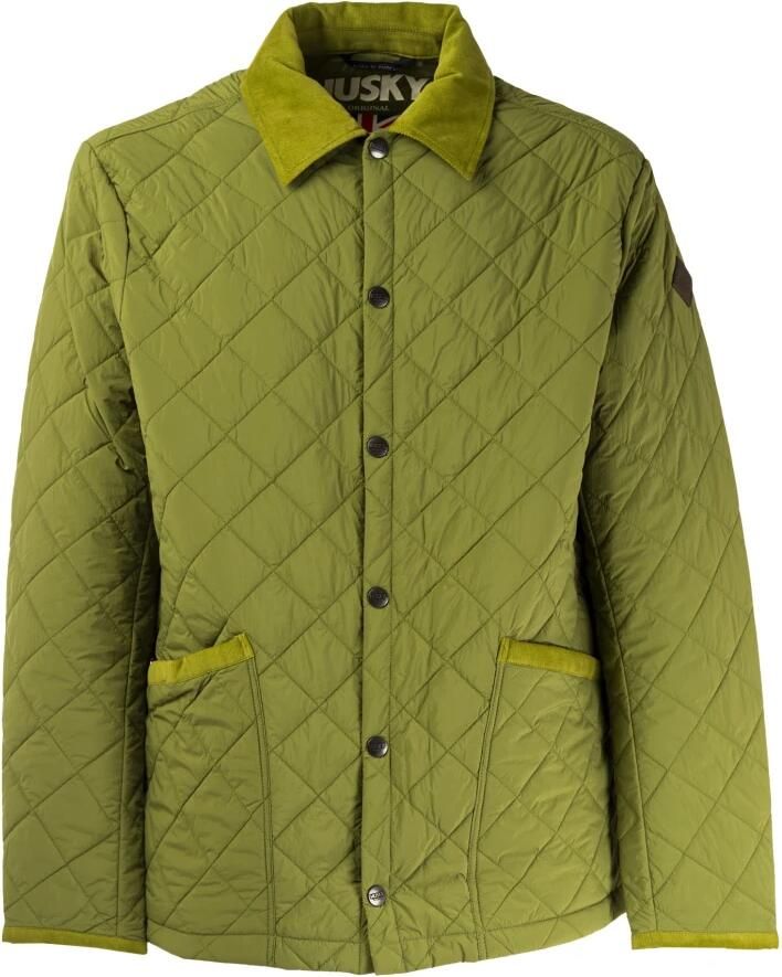 Husky Original Lichtgewicht Herenjas met Oscar Kraag Green Heren