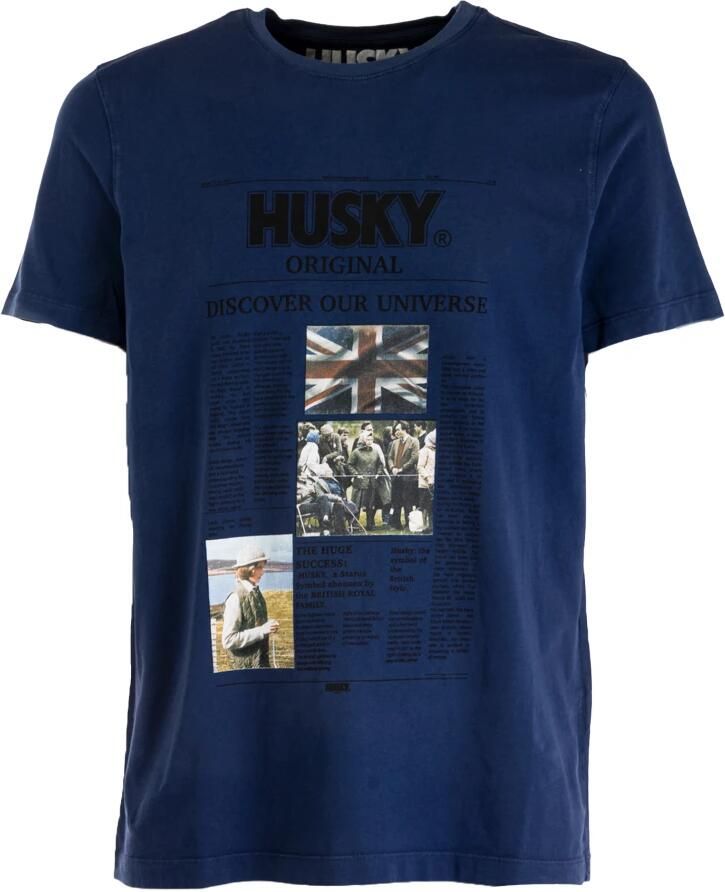 Husky Original Moderne Tyler Heren T-shirt Blue Heren