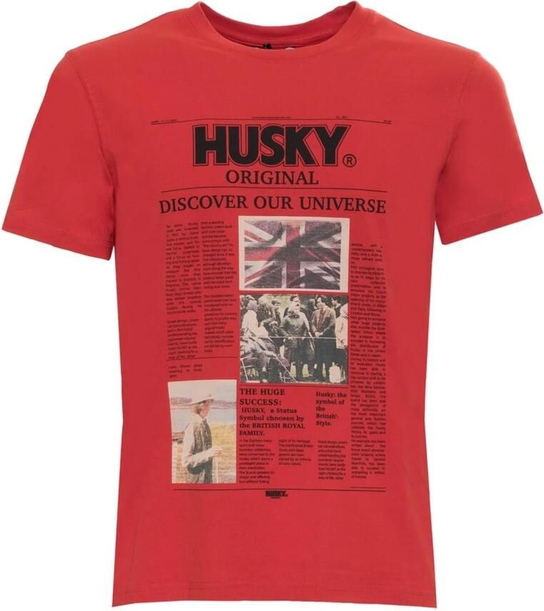 Husky T-shirt Korte Mouw hs23beutc35co196-tyler-c390-f46 red