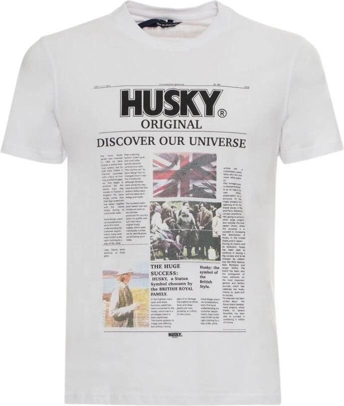 Husky T-shirt Korte Mouw hs23beutc35co196-tyler-c454-f46 white
