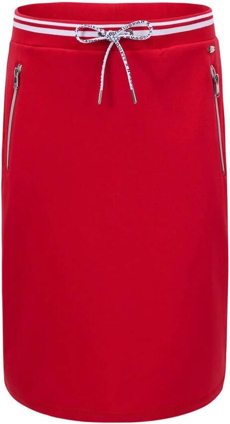 HV Polo Navy Blue Rok Marin Red Dames