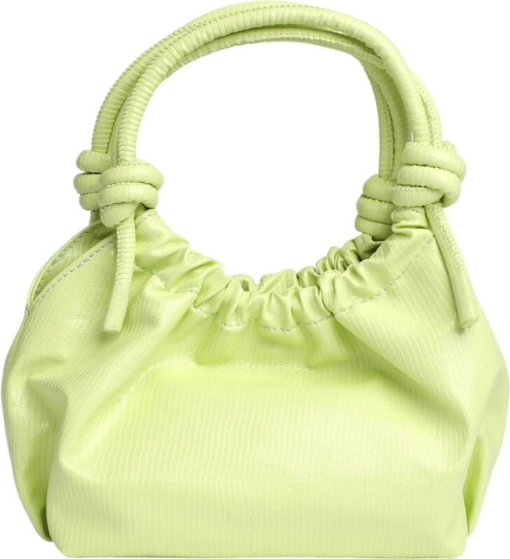 Hvisk Jolly Lane Groene Leren Handtas Green Dames