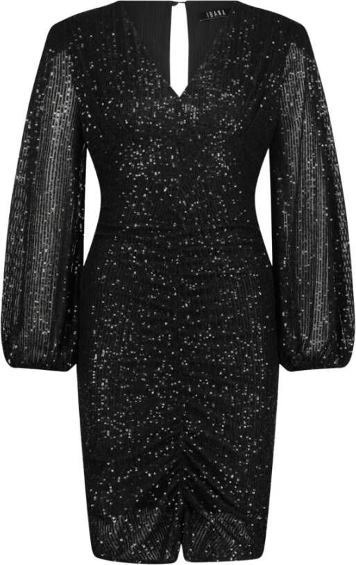 Ibana Bellini jurk zwart 202320135 Zwart Dames