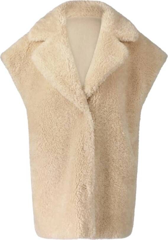 Ibana Reversible faux lammy gilet Cilke naturel