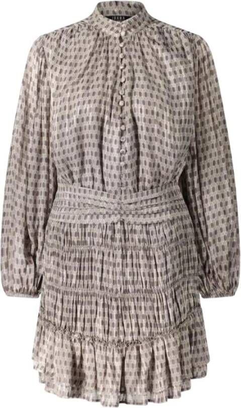 Ibana Daxin Jurk Taupe 302340072 Beige Dames