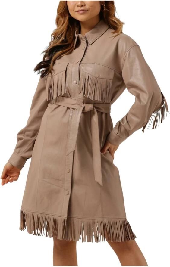 Ibana Beige Dexter Jurk Dames Beige Dames - Foto 4