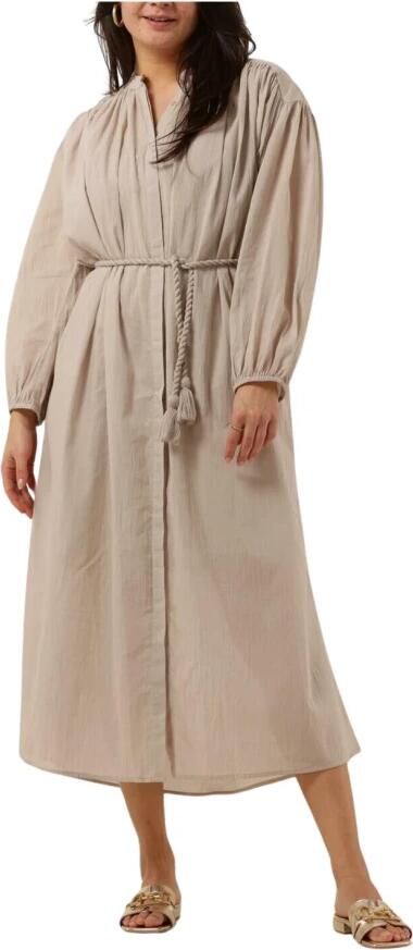 Ibana Beige Midi Jurk Donte Beige Dames - Foto 3