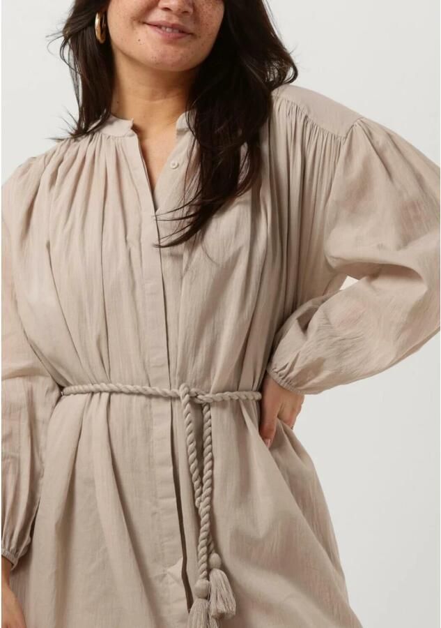 Ibana Beige Midi Jurk Donte Beige Dames