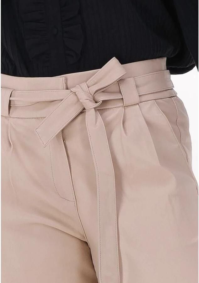 Ibana Dames Broeken Paula Stretch Leather Beige Dames - Foto 2