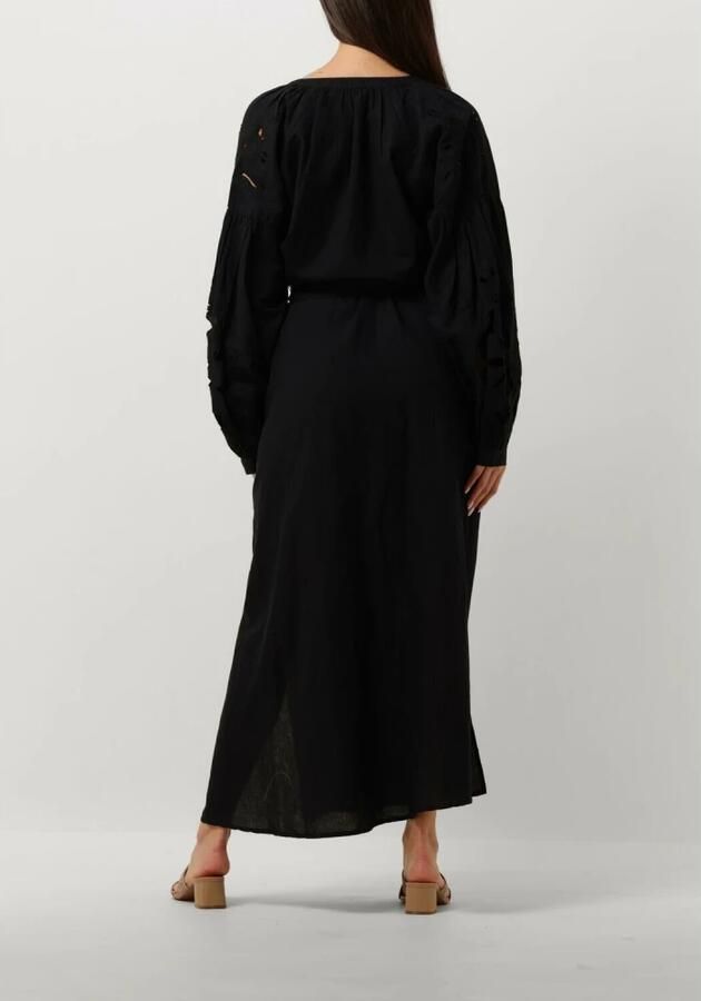 Ibana Elegante Zwarte Midi Jurk Black Dames - Foto 2