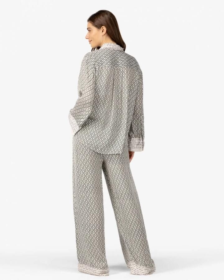 Ibana Viscose blouse met print Tafine groen - Foto 4