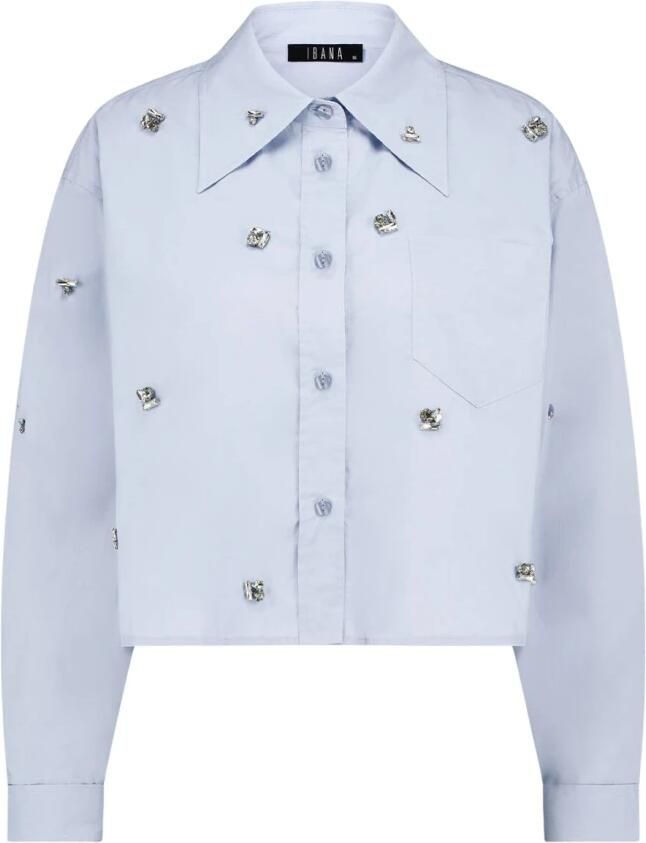 Ibana Lichtblauwe Tiberio Blouse Blue Dames