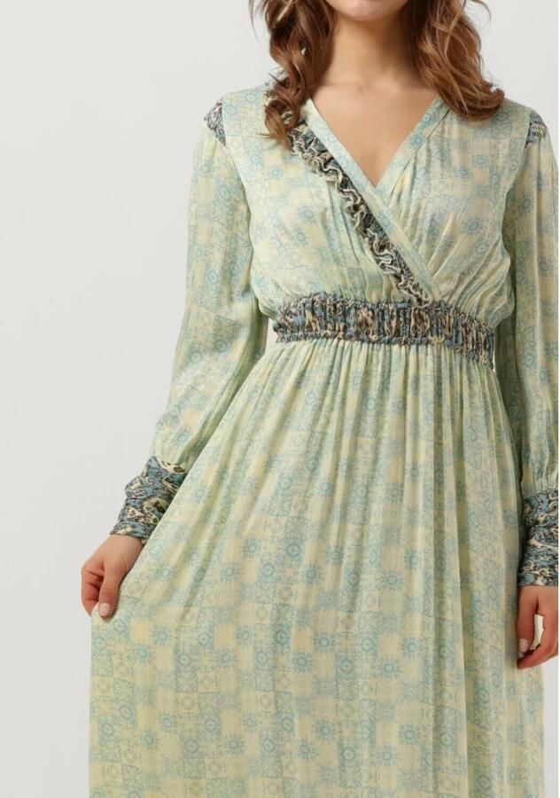 Ibana Maxi Jurk Dalan Lichtblauw Multicolor Dames - Foto 4