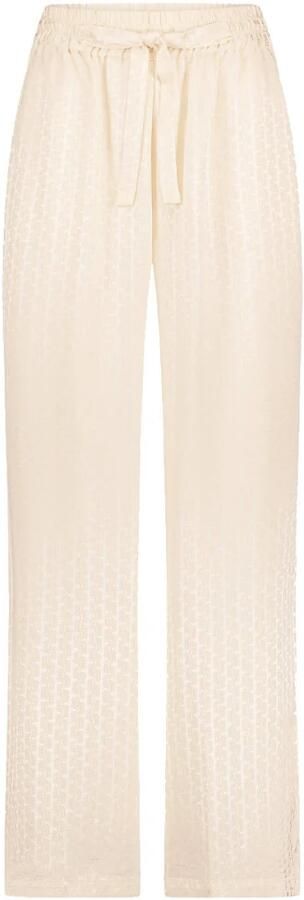 Ibana Wijde Ecru Paline Broek Beige Dames - Foto 8