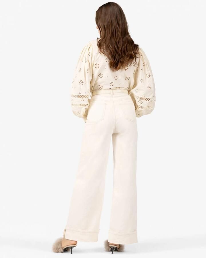 Ibana Portia Stijlvolle Broek White Dames - Foto 4