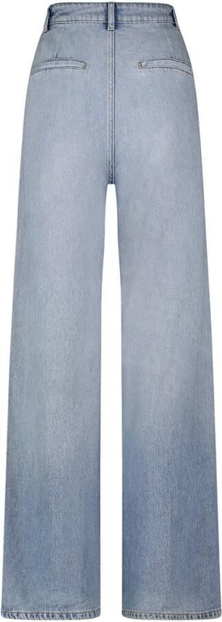 IBANA high waist wide leg jeans light blue denim - Foto 6