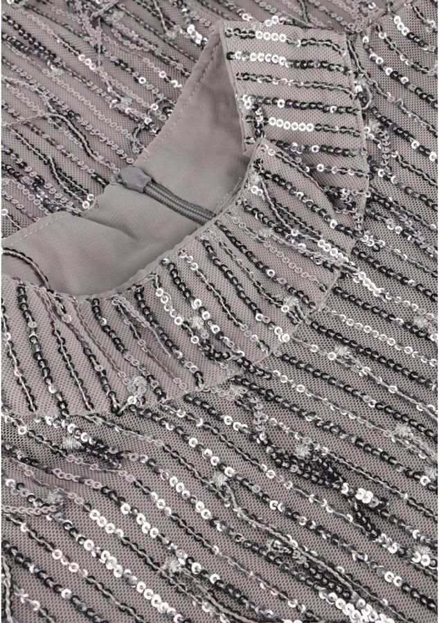 Ibana Sprankelende Grijze Pailletten Mini Jurk Gray Dames - Foto 5