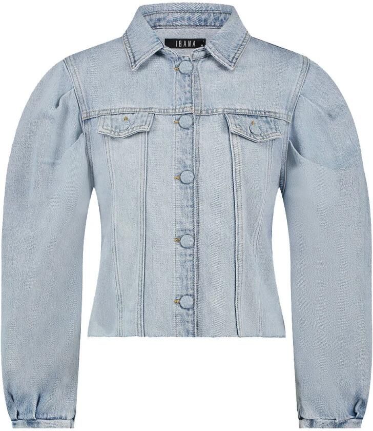 Ibana Blauwe Denim Jas voor Vrouwen Blue Dames - Foto 3