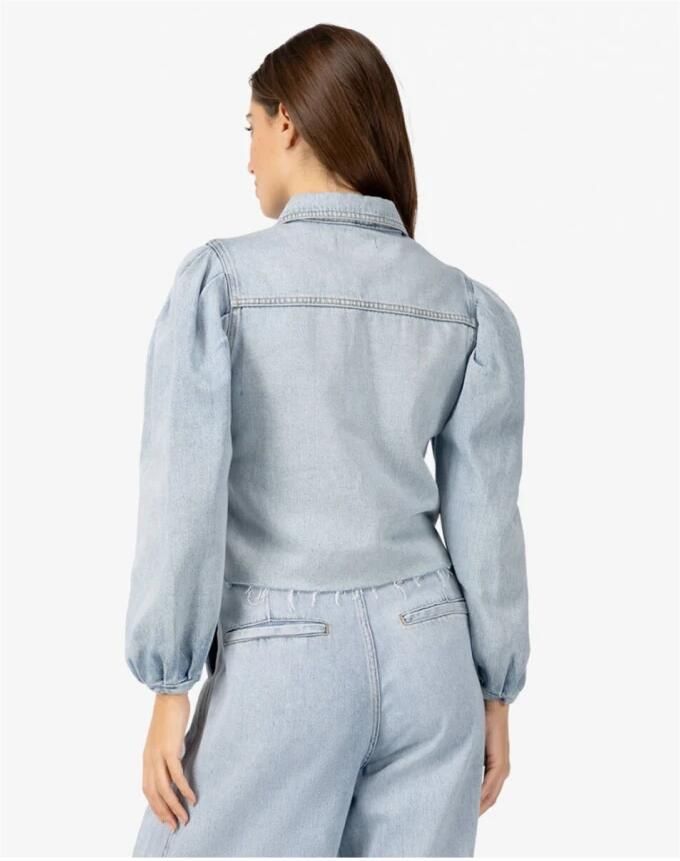 Ibana Blauwe Denim Jas voor Vrouwen Blue Dames - Foto 2