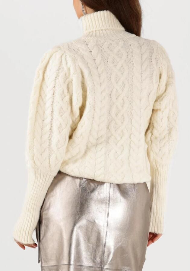 Ibana Witte Texany blouse met coltrui stijl White Dames - Foto 2