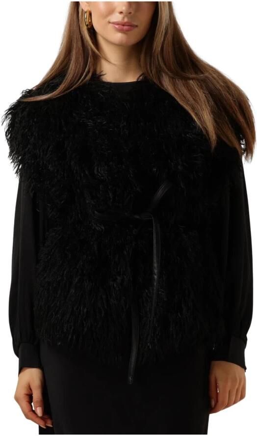 Ibana Zwarte Gilet met Franjes voor Vrouwen Black Dames - Foto 7