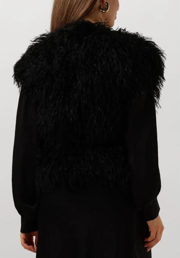 Ibana Zwarte Gilet met Franjes voor Vrouwen Black Dames - Foto 6