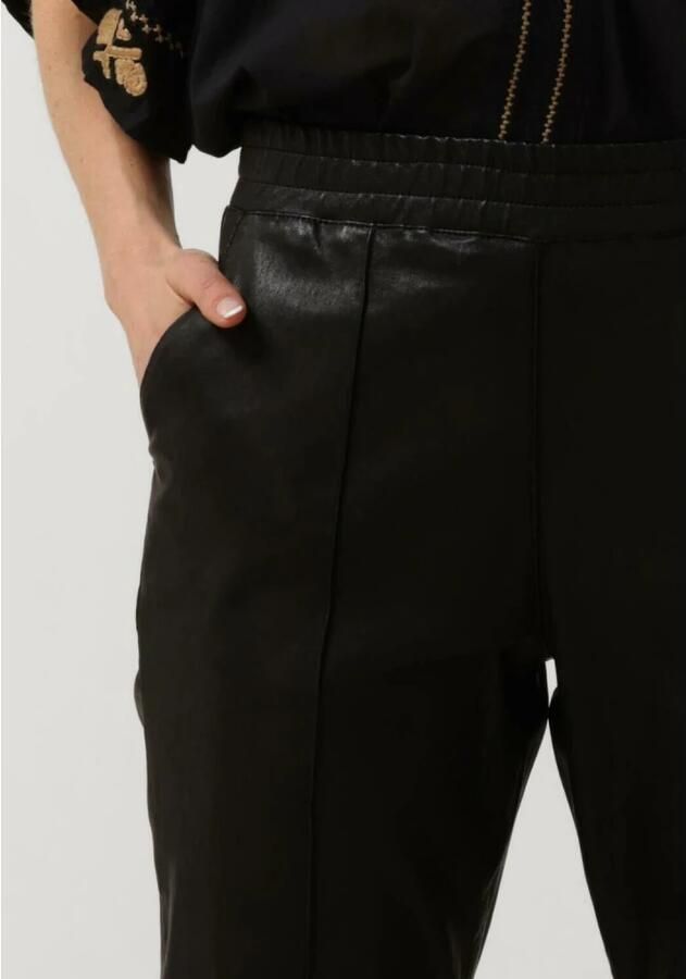Ibana Zwarte leren broek Pascal Black Dames - Foto 5