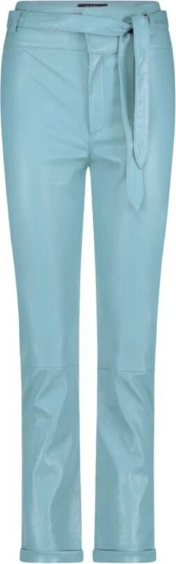 Ibana Paxton pantalon lichtblauw 302320042 Blauw Dames