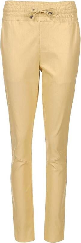 Ibana Poggy pantalon geel 302320050 Geel Dames