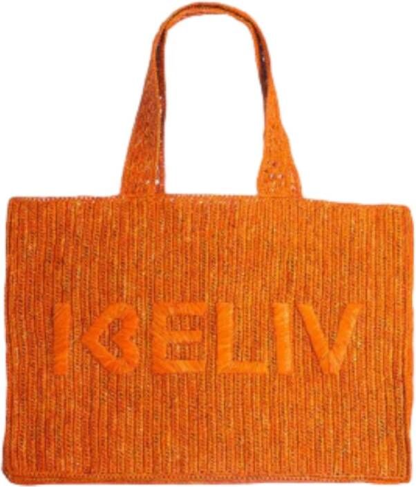 Ibeliv Fitia Oranje Winkel Tas Oranje Dames