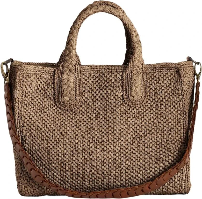IBELIV Hobo bags Rary Raffia Crossbody Bag in bruin