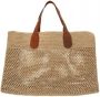 Ibeliv Natuurlijke Raffia Handtas Havana Stijl Beige Dames - Thumbnail 1