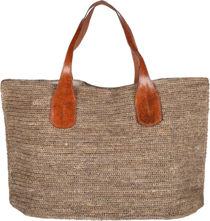 Ibeliv Stijlvolle Borsa Tote Handtas voor Vrouwen Bruin Dames