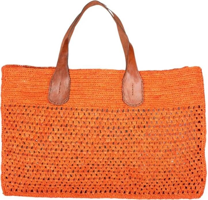Ibeliv Stijlvolle Borsa Tote Tas Oranje Dames