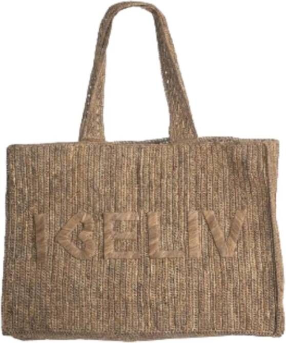 Ibeliv Stijlvolle Fitia Marrone Tote Tas Bruin Dames