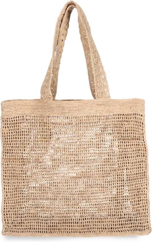 Ibeliv Stijlvolle Tote Tas Beige Dames