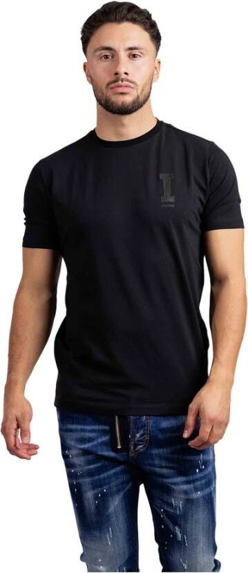 Iceberg 5D Logo T-Shirt Heren Zwart Black Heren